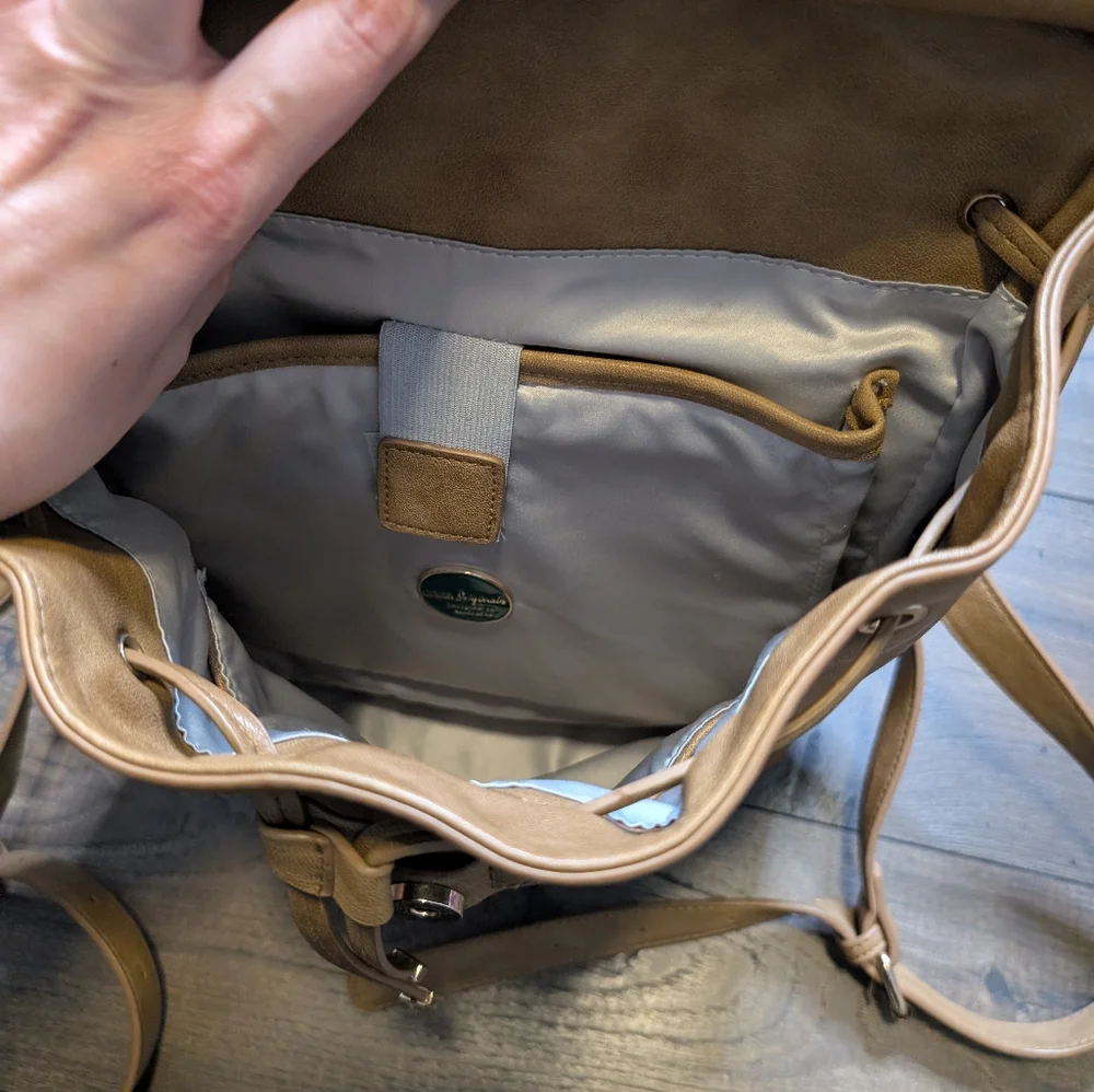 Urban‎ Originals Brown Leather Backpack